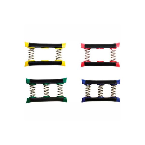 Big Grip Hand Exerciser, 4-Piece Set (Yellow, Red, Green, Blue)